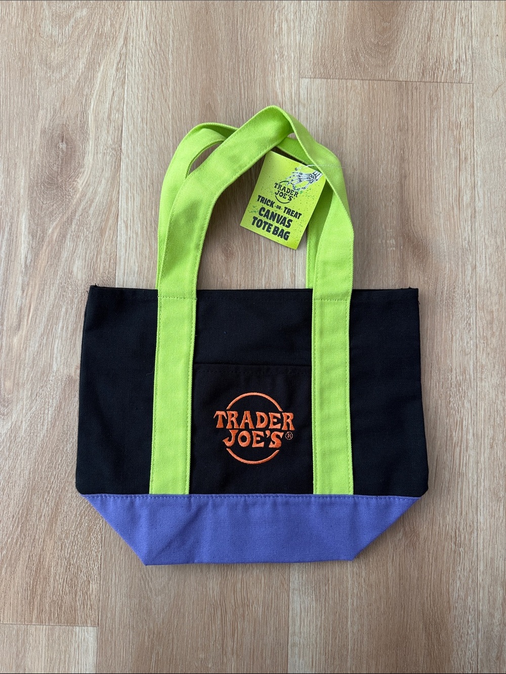 Trader Joes Mini Canvas Tote